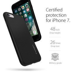 Coque SPIGEN Liquid Air Apple iPhone 7 8 SE 2020 Étui noir
