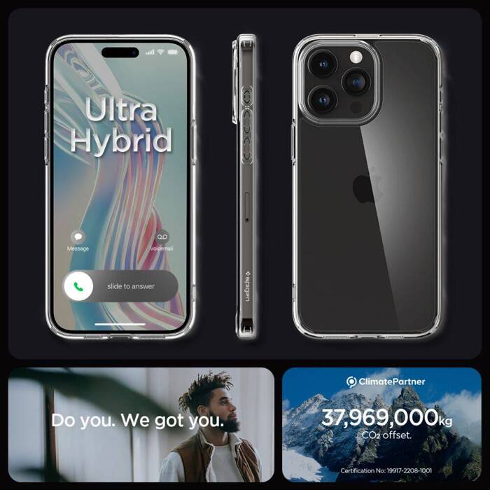 Etui SPIGEN iPhone 15 Pro Ultra Hybrid Crystal Clear Case