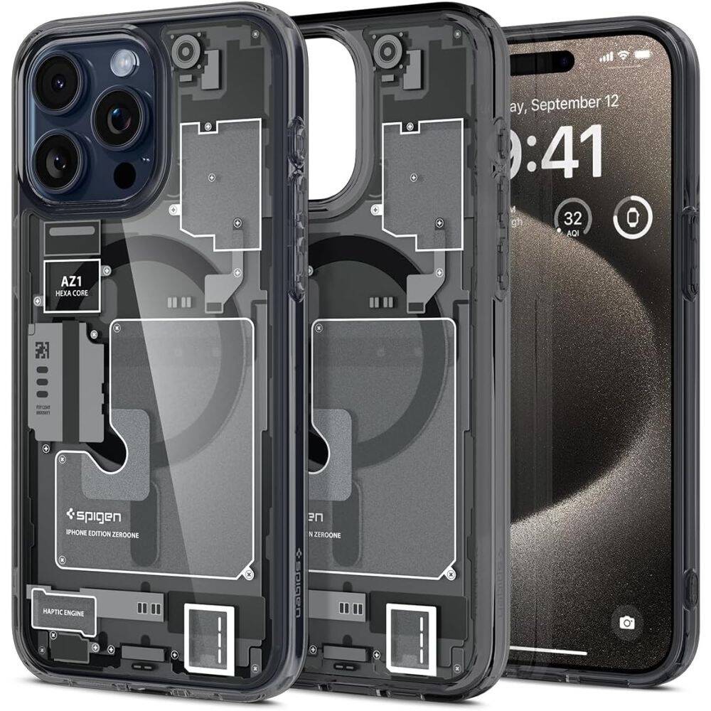 Funda Spigen Ultra Hybrid Mag MagSafe iPhone 15 Pro Max Cero Uno Case