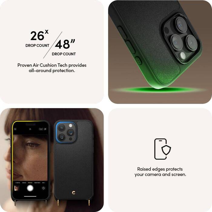 Etui Spigen Кирило Класичний шарм Mag MagSafe iPhone 15 Pro Max Black Case